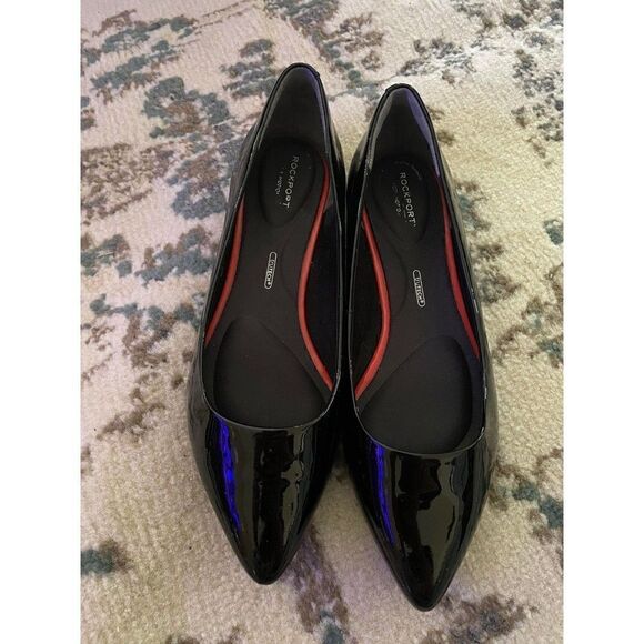 EUC Womens Rockport Total Motion Ballet Flat 7.5 Wide Leather - Picture 4 of 7